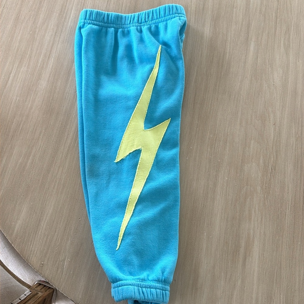 Aviator Nation Bolt Neon Blue and yellow kids size 2 set - Picture 5 of 9